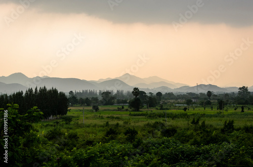 Countryside landscape of Thailand