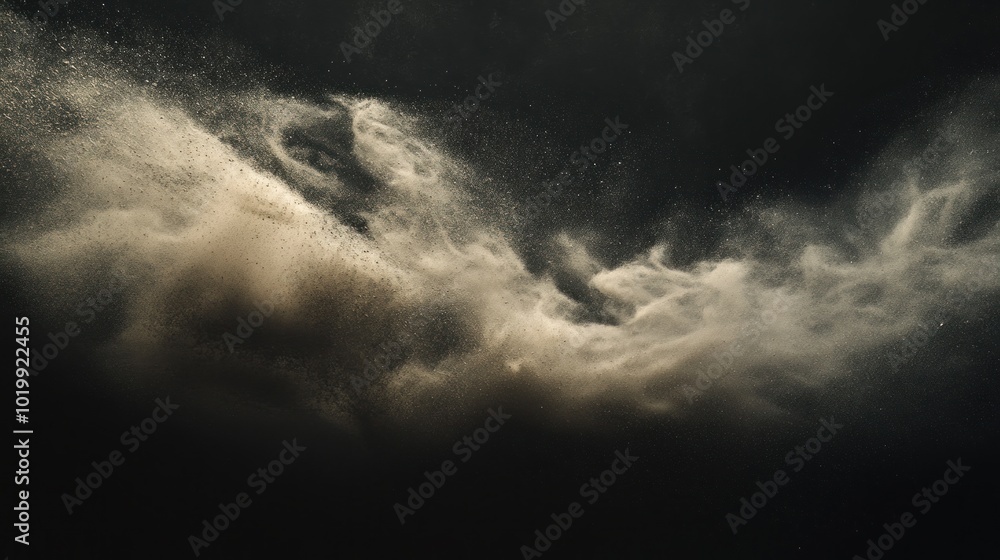 abstract cloud in the air against a black background. abstract cloud in the air against a black background.