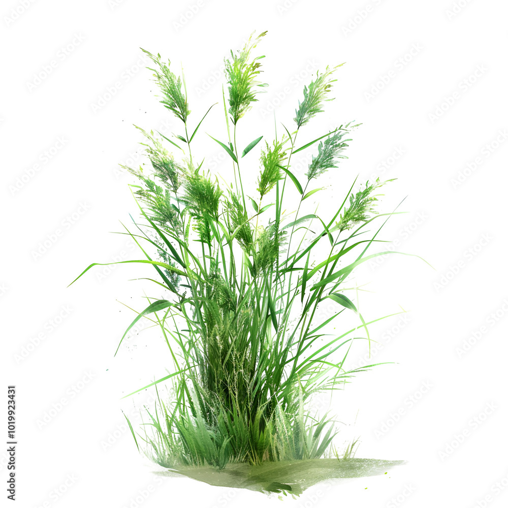 Green Grass Meadow Clipart Vector Illustration Green Grass Meadow Clipart Vector Illustration