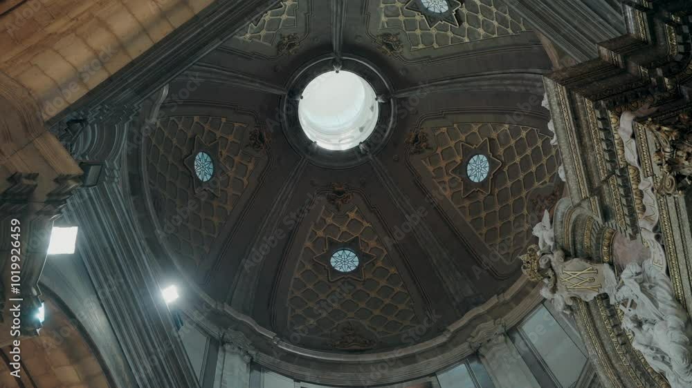 grand dome ceiling with intricate designs, stained glass accents, and ornate architectural details grand dome ceiling with intricate designs, stained glass accents, and ornate architectural details