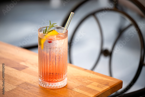 Neroli highball aperitif cocktail