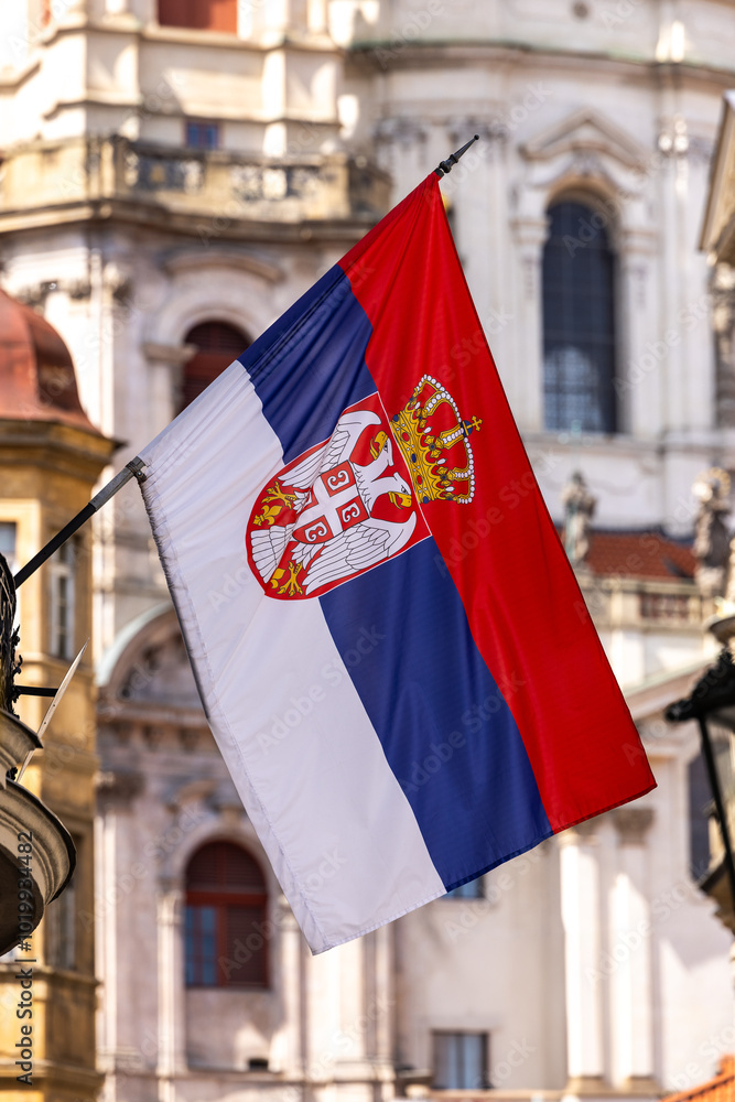 Serbian flag 