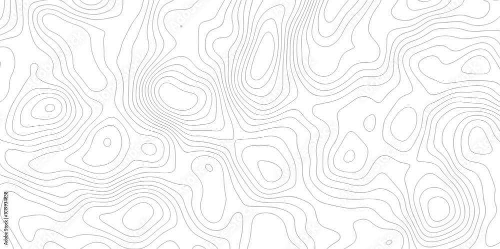 Fototapeta premium Lines Topographic contour lines map seamless pattern. Vector abstract wave curve topo grid map with Geographic mountain relief. Abstract lines background. Contour maps. Topo contour map design.