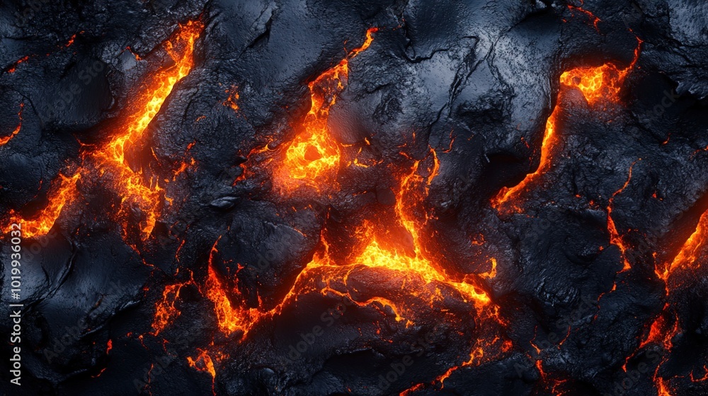 Lava texture fire background rock volcano magma molten hell