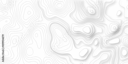 Lines Topographic contour lines map seamless pattern. Vector abstract wave curve topo grid map with Geographic mountain relief. Abstract lines background. Contour maps. Topo contour map design.