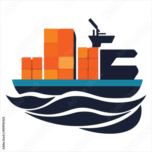 logo fora cargo logistics company , on a white background.