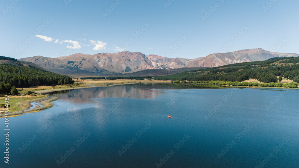 Aerial View of Esquel's Scenic Landscape Aerial View of Esquel's Scenic Landscape