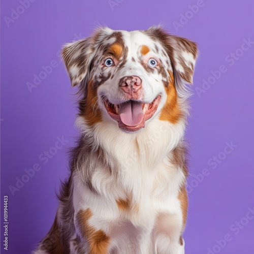 Happy Australian Shepherd.