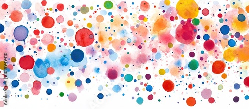 Watercolor Splashes of Color