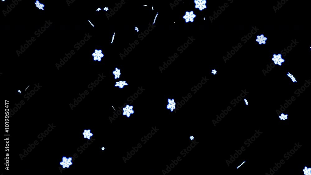 舞い落ちる雪の結晶,雪, 降雪, falling snowflakes (crystals) 映像素材(アルファチャンネル付き) (4K: with Alpha Channel) 舞い落ちる雪の結晶,雪, 降雪, falling snowflakes (crystals) 映像素材(アルファチャンネル付き) (4K: with Alpha Channel)