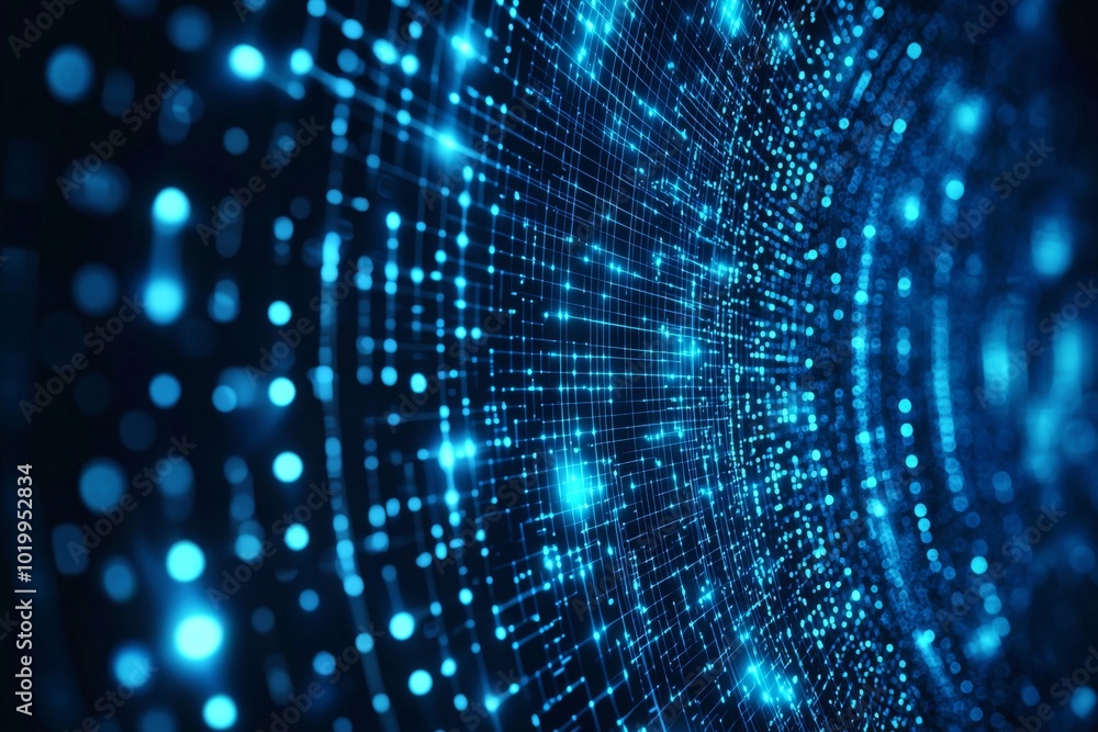 Digital Technology background of data and network Digital Technology background of data and network