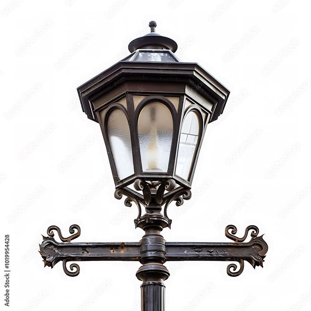 Large outdoor light isolated on white background Large outdoor light isolated on white background