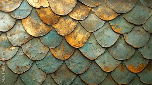 Wallpaper Mural Fish skin texture background Torontodigital.ca