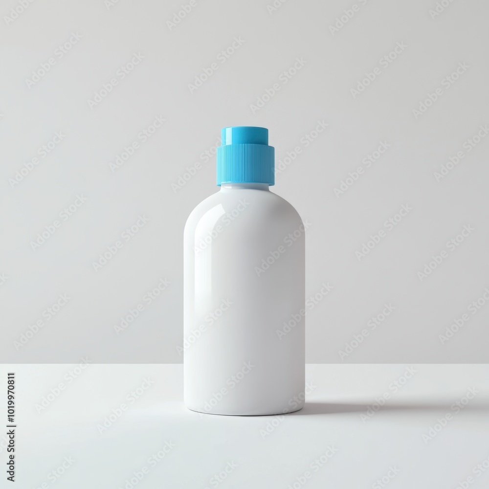 White Bottle Mockup. White Bottle Mockup.