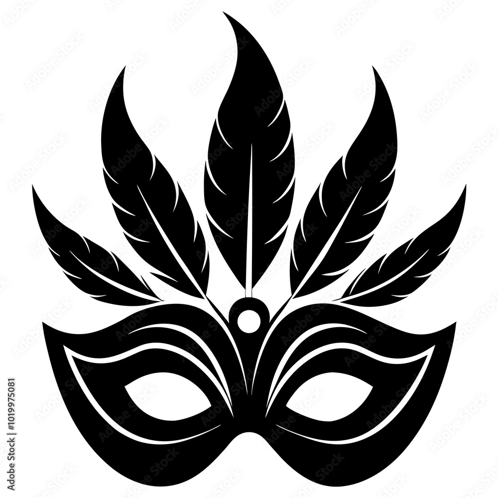 carnival mask vector