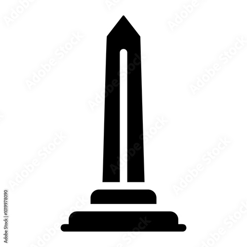 washington monument Solid icon