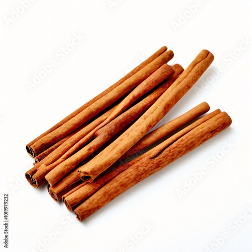 cinnamon sticks on transparent background