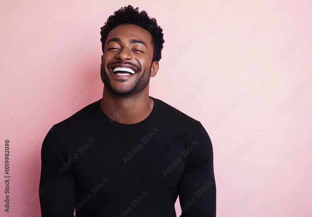 Fototapeta premium Happy Man Laughing.