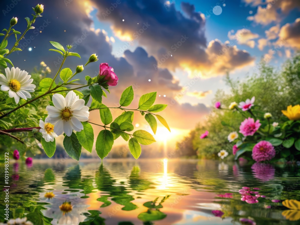 Serene After the Rain Portrait - Nature's Beauty and Tranquility Captured in a Refreshing Landscape Serene After the Rain Portrait - Nature's Beauty and Tranquility Captured in a Refreshing Landscape