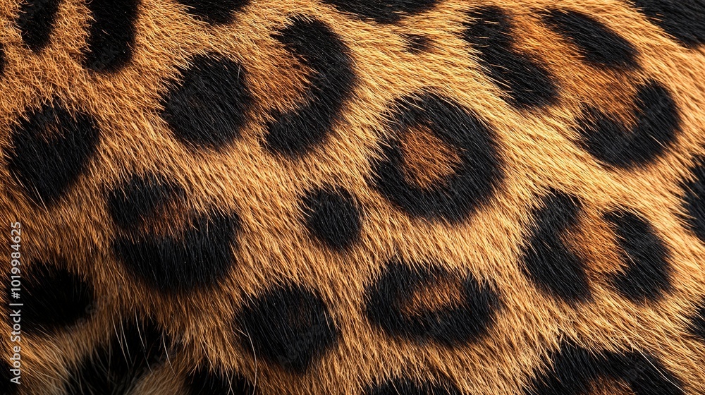 Close-Up of Leopard Fur Pattern Details Close-Up of Leopard Fur Pattern Details