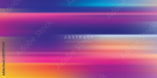 Abstract Color vector banner. Pastel gradient  pattern. Blurred light fuzz colorful gradient background. Vector soft horizontal backdrop