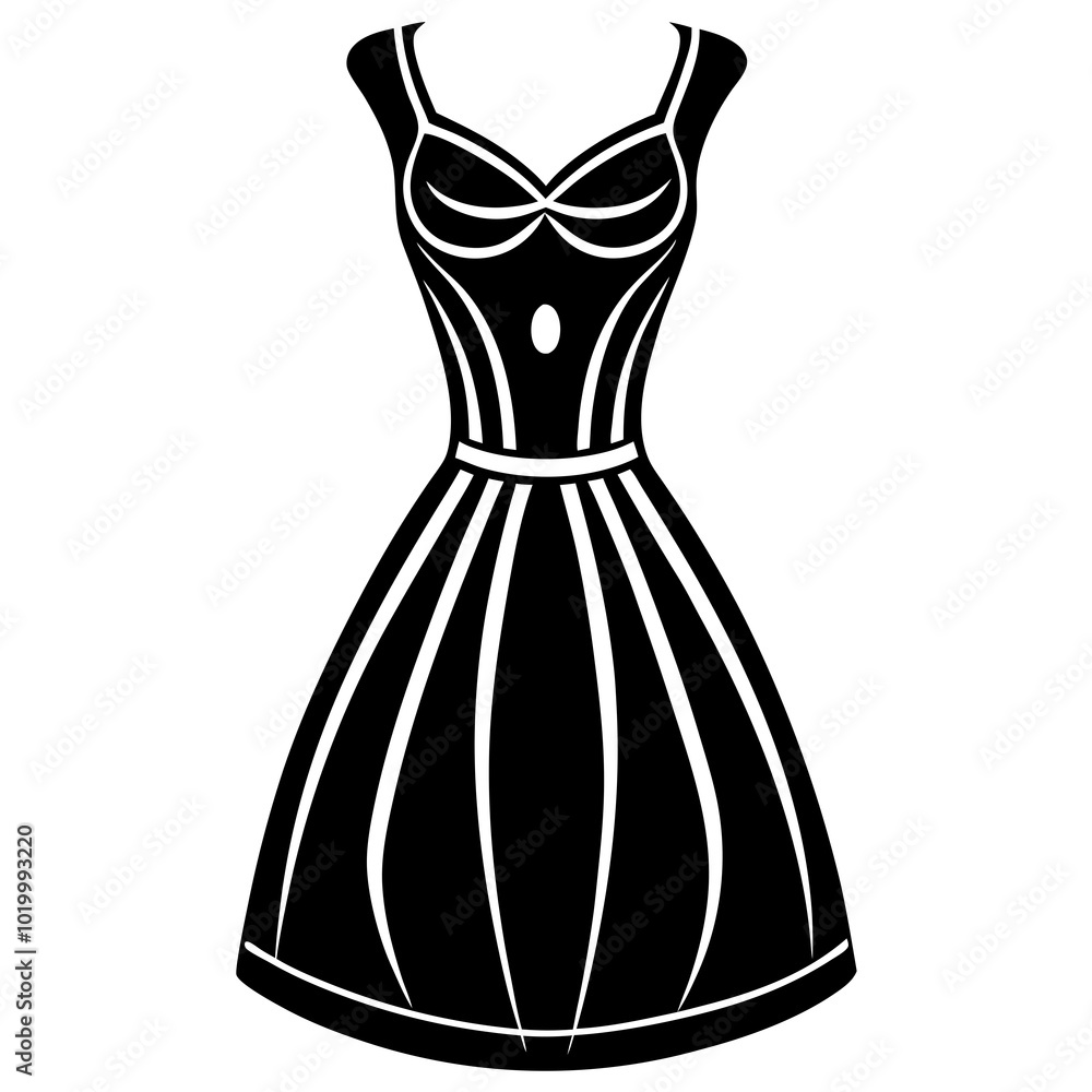 dress isolated on white dress isolated on white