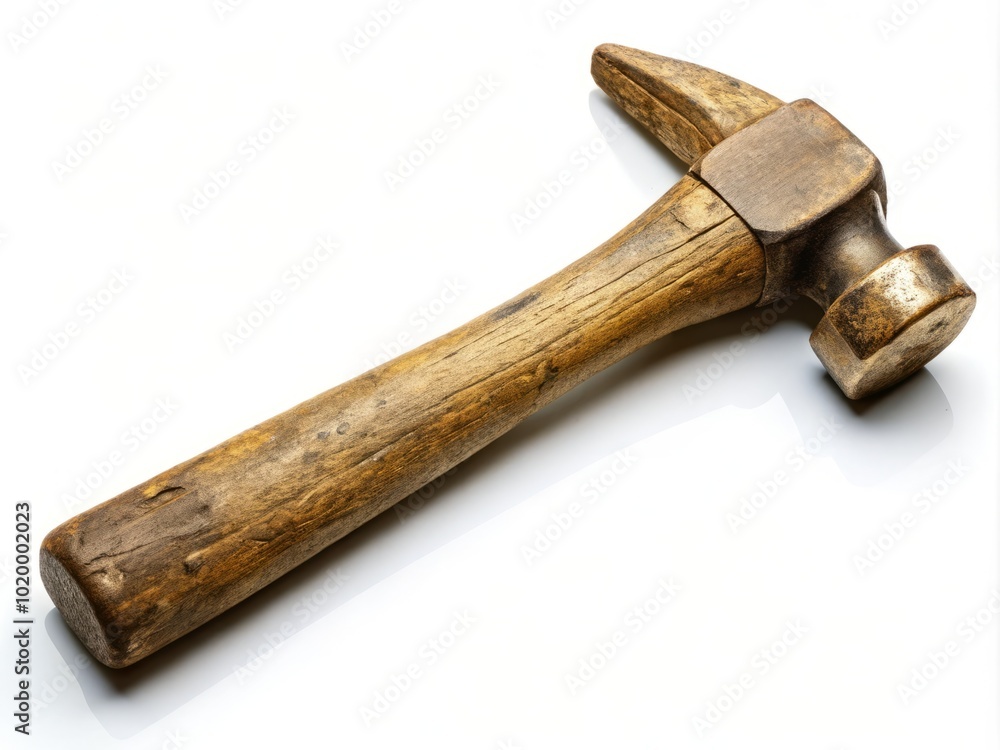 Used Hammer Isolated on White Background for Conceptual Photography Used Hammer Isolated on White Background for Conceptual Photography