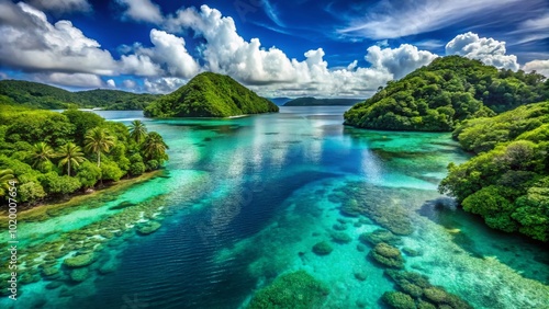 Stunning Natural Beauty of Pohnpei, Micronesia: Lush Green Landscapes and Crystal Clear Waters