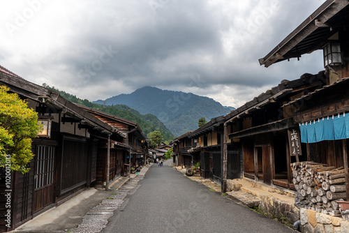 Tsumago Village in Japan photo