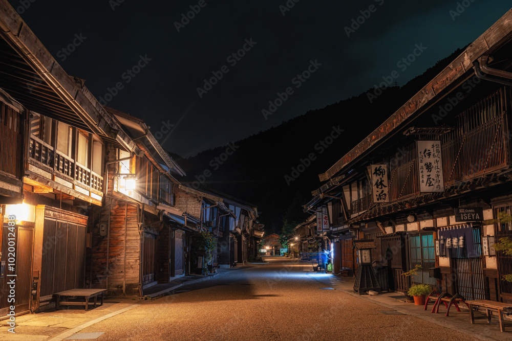 Narai Juku at Night Narai Juku at Night