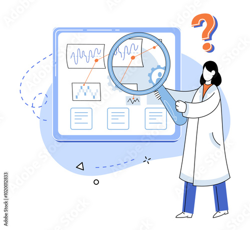 Competitors analysis vector illustration. Success, treasure, lies hidden within competitive landscape, waiting to be uncovered by astute analysis Competitors analysis metaphor, puzzle, assembles