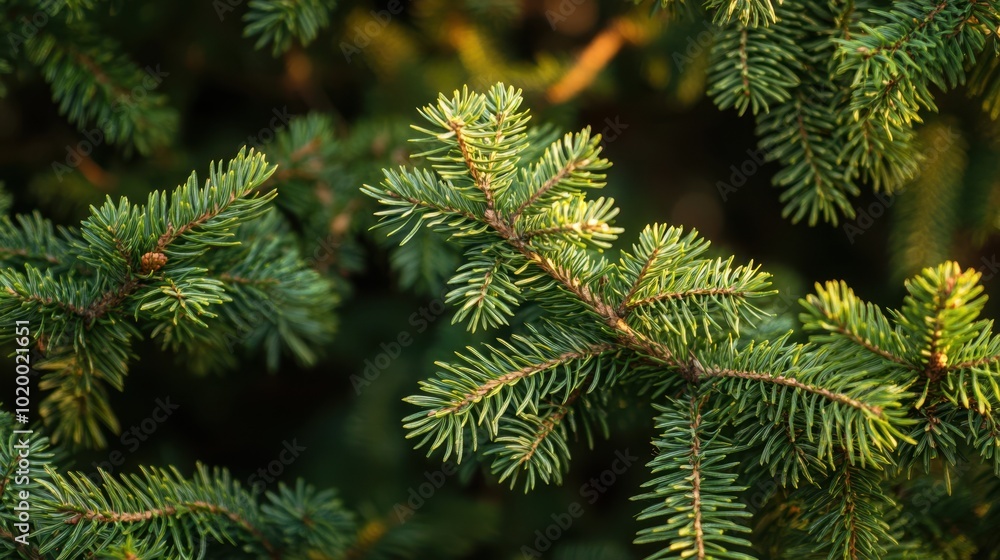 The Green Pine Tree Branch The Green Pine Tree Branch