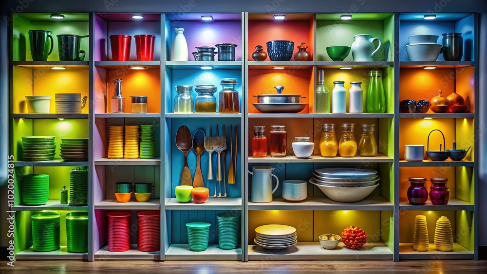Stylish kitchen cupboard accessories organized neatly, enhancing functionality and aesthetic appeal Stylish kitchen cupboard accessories organized neatly, enhancing functionality and aesthetic appeal