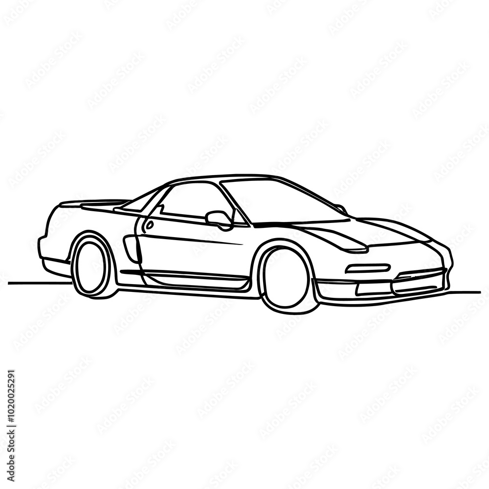 line drawing of jdm car line drawing of jdm car