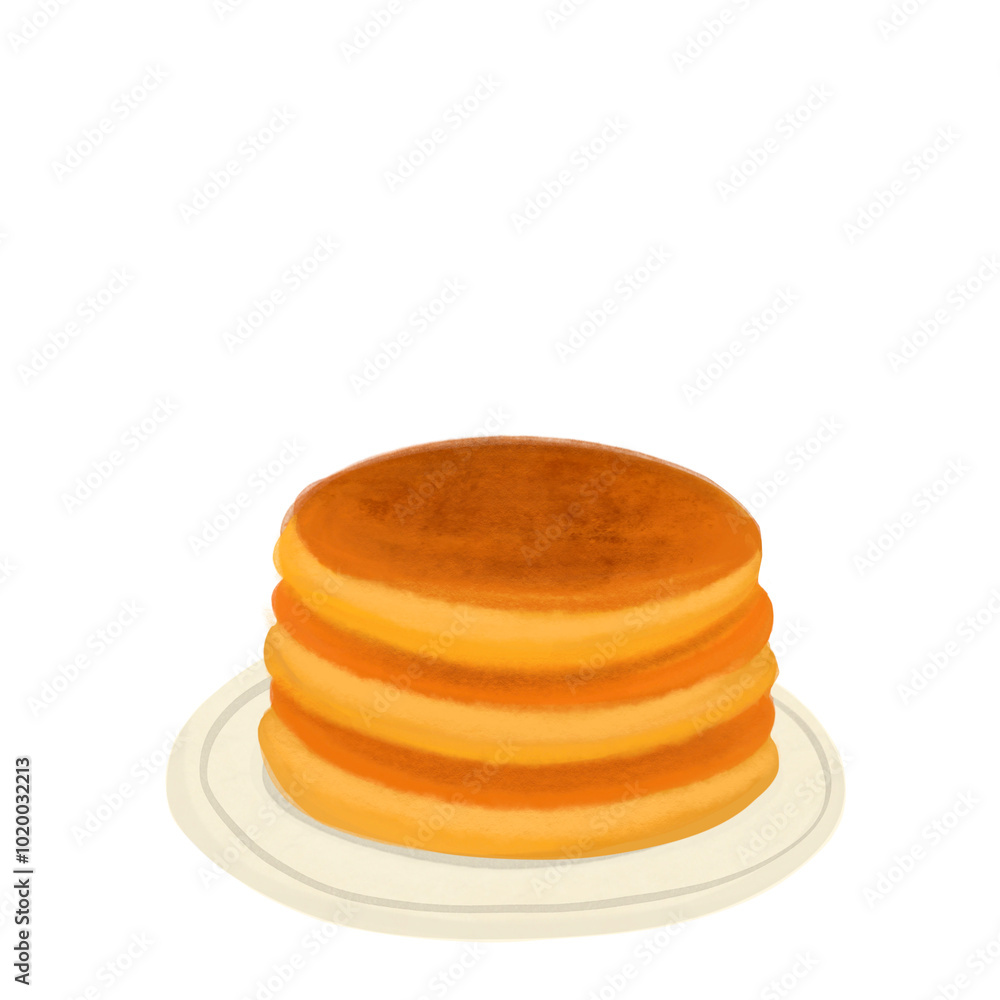 classic pancake for printing, fabric, baking, icon, design source classic pancake for printing, fabric, baking, icon, design source