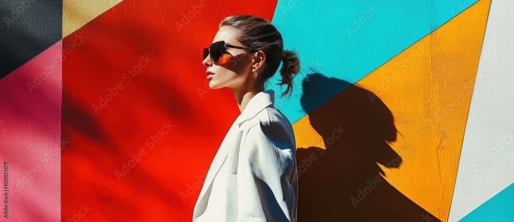 Fototapeta premium Woman in Sunglasses.