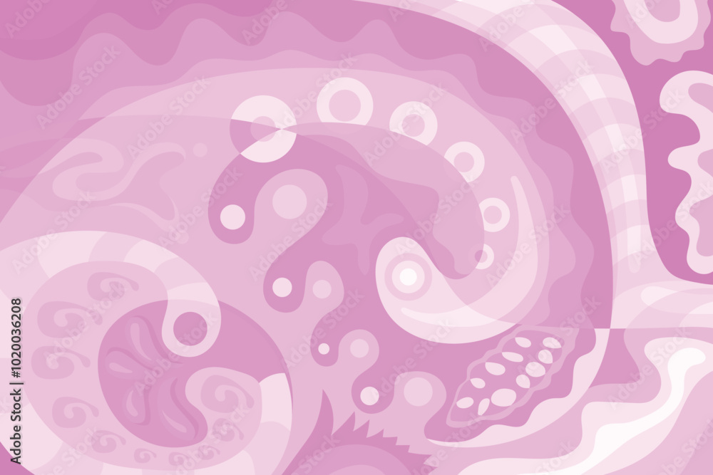 Abstract liquid shape Fluid geometric design Isolated gradient waves with geometric lines dots batik Indonesia pattern Vector illustration Abstract liquid shape Fluid geometric design Isolated gradient waves with geometric lines dots batik Indonesia pattern Vector illustration