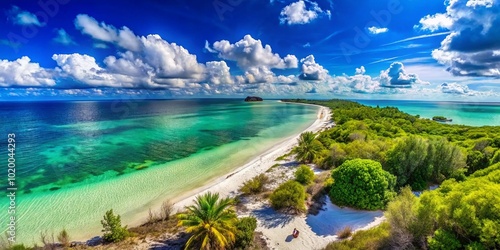 Tranquil View of Coral Sands State Park with Scenic Coastal Landscape and Clear Blue Skies photo