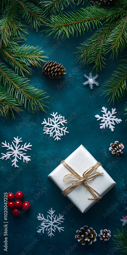 High-end Christmas greeting card wallpaper background High-end Christmas greeting card wallpaper background