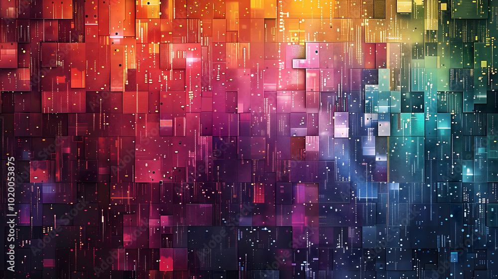 The image shows a vibrant abstract background filled with dynamic splashes of color, creating an energetic and lively atmosphere, Generative ai The image shows a vibrant abstract background filled with dynamic splashes of color, creating an energetic and lively atmosphere, Generative ai