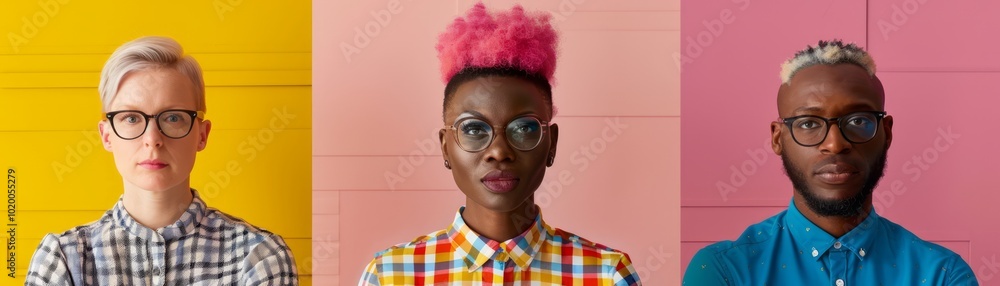 Diverse Team Brainstorming Ideas in Modern Space