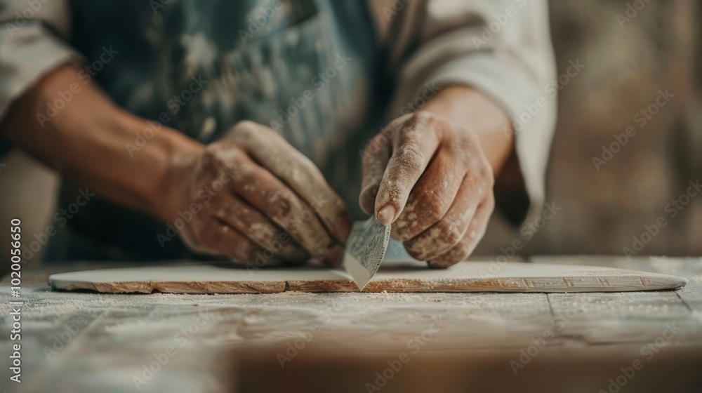 Handcrafted Craftsmanship with Tools and Skillful Hands Handcrafted Craftsmanship with Tools and Skillful Hands