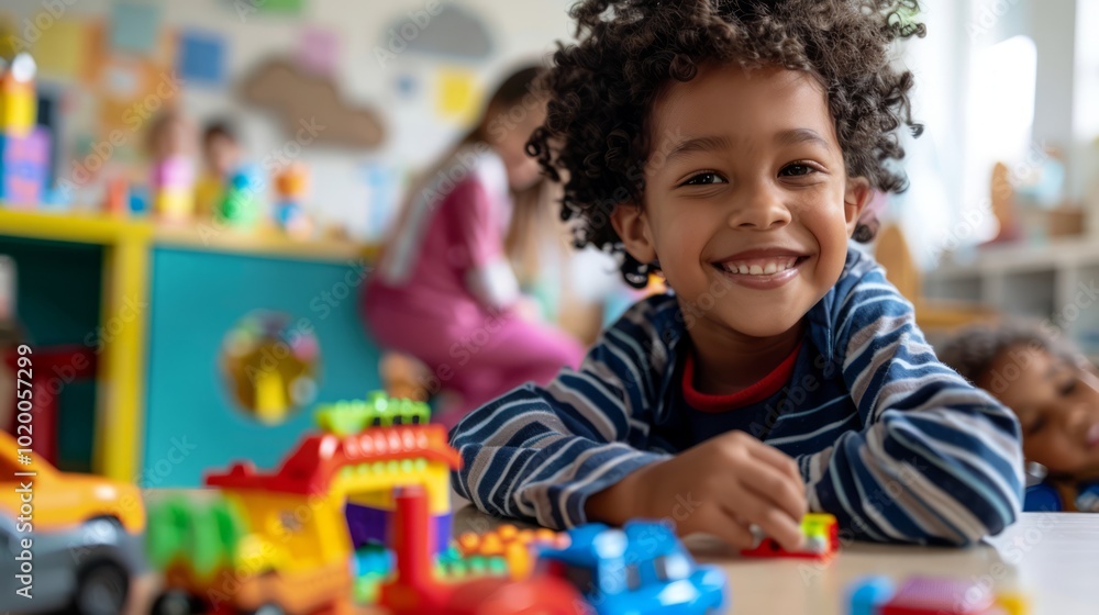 Child Pretending to Be a Social Worker with Toys Child Pretending to Be a Social Worker with Toys