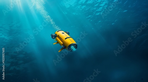 Wallpaper Mural Underwater Drone Exploring Beneath Floodwaters Torontodigital.ca