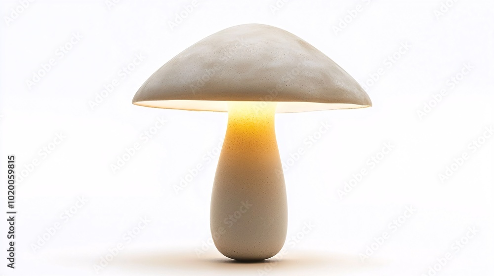 A stylish lamp with a smooth stem and gentle shade emits a cozy light against a pristine backdrop. A stylish lamp with a smooth stem and gentle shade emits a cozy light against a pristine backdrop.