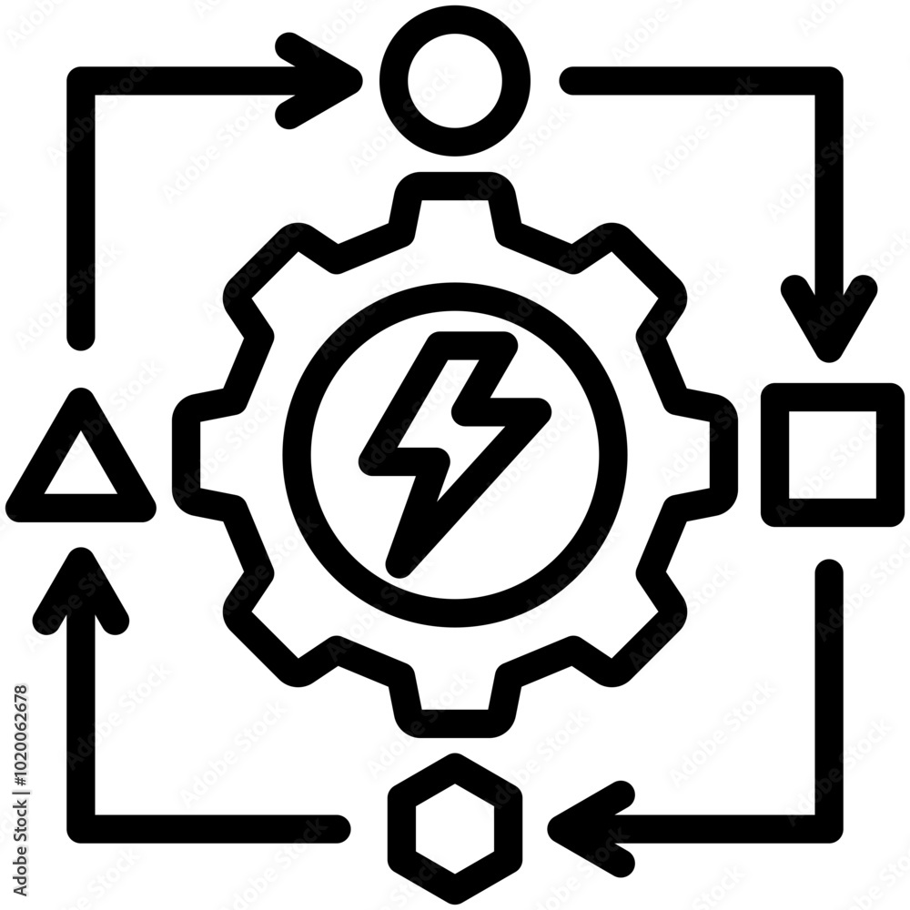 Power Generation Icon Power Generation Icon