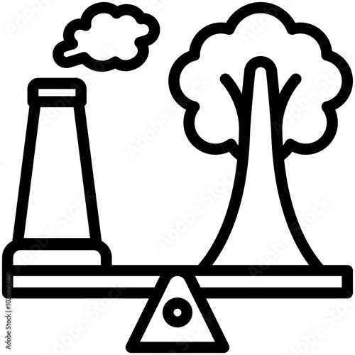 Carbon Offsets Icon