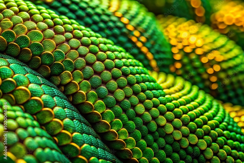 Obraz premium Vibrant Green and Gold Textures in Nature Showcasing the Beauty of Earth’s Color Palette