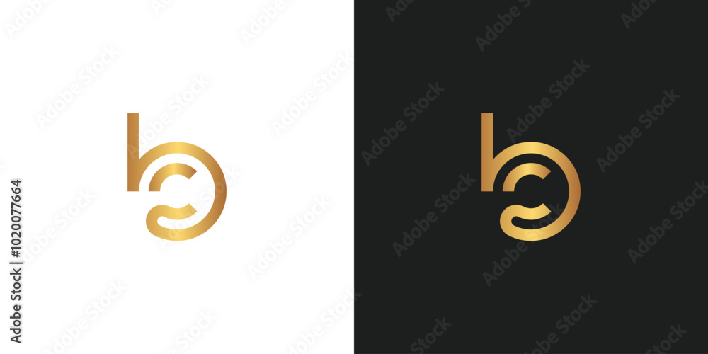 Letter BC Logo Design Letter BC Logo Design