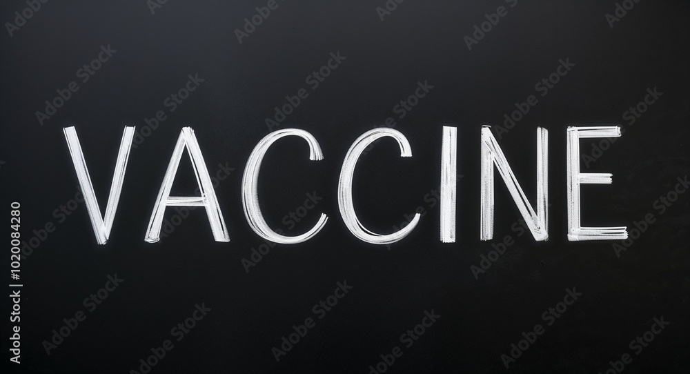 vaccine text lettering on blackboard chalkboard background vaccine text lettering on blackboard chalkboard background